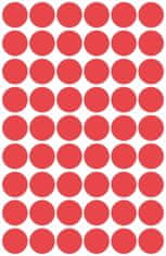 Avery Zweckform okrogle markirne etikete 3141, fi 12 mm, rdeče