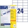Avery Zweckform univerzalne etikete 3474, 70 x 37 mm, Ultragrip, 2400 etiket/zavitek, A4, za tiskanje