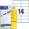 Avery Zweckform univerzalne etikete 3477, 105 x 41 mm, Ultragrip, 1400 etiket/zavitek, A4, za tiskanje