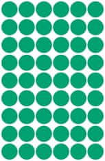 Avery Zweckform okrogle markirne etikete 3143, fi 12 mm, zelene