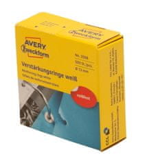 Avery Zweckform etikete za ojačitev lukenj 3508, bele, fi 13 mm