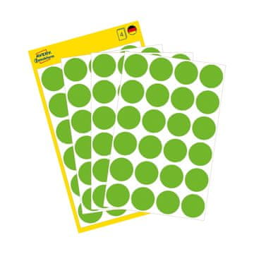 Avery Zweckform okrogle markirne etikete 3597, fi 18 mm, zelene, odstranljive