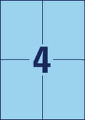 Avery Zweckform etikete 3457, 105 x 148 mm, modre, 400 etiket/zavitek