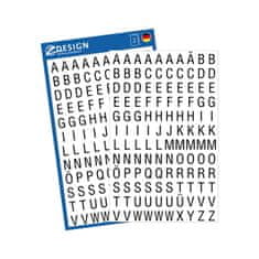 Avery Zweckform nalepke s črnimi črkami 3720, 6.5 mm, 240 nalepk