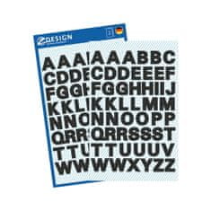Avery Zweckform nalepke s črnimi črkami 3780, 9.5 mm, 104 nalepke