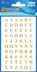 Avery Zweckform nalepke z zlatimi črkami 3727, 7.5 mm, 120 nalepk