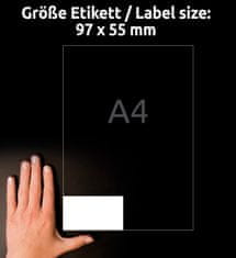 Avery Zweckform univerzalne etikete 3679, 97 x 55 mm, Ultragrip, 1000 etiket/zavitek