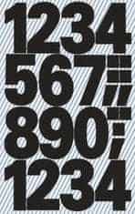 Avery Zweckform nalepke s črnimi številkami 3785, 25 mm, 28 nalepk