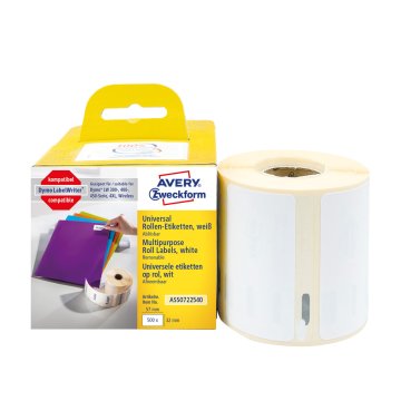 Avery Zweckform etikete na kolutu ASS0722540, 32 x 57 mm, 500 etiket/kolutu, za Dymo tiskalnike