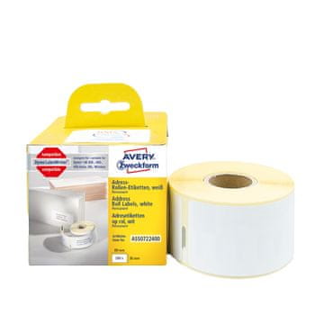 Avery Zweckform etikete na kolutu ASS0722400, 36 x 89 mm, 260 etiket/kolutu, za Dymo tiskalnike