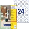 okrogle etikete L3415-100, premer 40 mm, 2400 etiket/zavitek, A4, za tiskanje