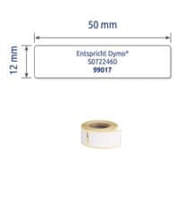 Avery Zweckform etikete na kolutu AS0722460, 12 x 50 mm, 220 etiket/kolutu, za Dymo tiskalnike