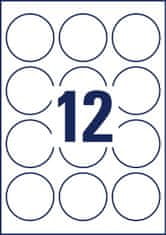 Avery Zweckform okrogle etikete L3416-10, premer 60 mm, 120 etiket/zavitek