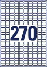 Avery Zweckform odstranljive etikete L4730REV-10, 17.8 x 10 mm, bele, 2700 etiket/zavitek