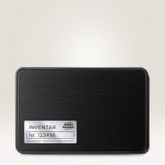 Avery Zweckform zelo odporne etikete L6011-100, 63.5 x 29.6 mm, srebrne etikete iz metaliziranega poliestra, A4, za tiskanje