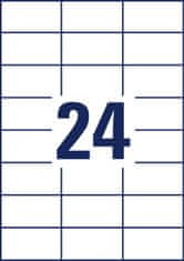 Avery Zweckform zelo odporne etikete L4718-20, 70 x 37 mm, bele poliestrske etikete, A4
