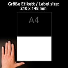 Avery Zweckform etikete za okna L9002-10, 210 x 148 mm, 10 etiket/zavitek, A4, obojestranski tisk