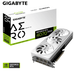Gigabyte Grafična kartica GeForce RTX 4070 SUPER AERO OC 12G, 12GB GDDR6X, PCI-E 4.0