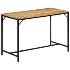 Vidaxl Jedilna miza 110x55x75 cm trden robusten mangov les in železo