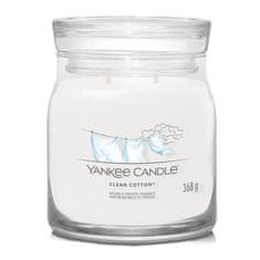 Yankee Candle Svíčka ve skleněné dóze , Čistá bavlna, 368 g