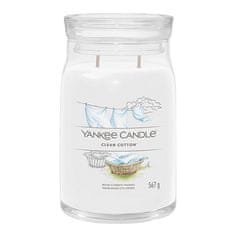 Yankee Candle Svíčka ve skleněné dóze , Čistá bavlna, 567 g