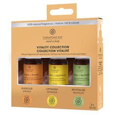 Aroma oleje Chesapeake Bay Candle, Vitality Collection, Vitalita, 3 x 10 ml