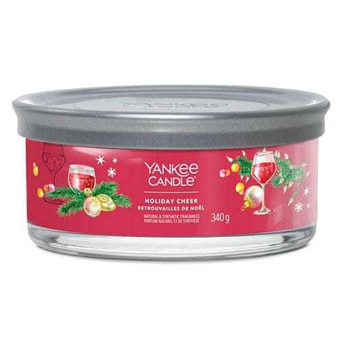 Yankee Candle Svíčka ve skleněném válci , Vánoční veselí, 340 g