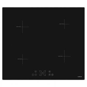 Vestfrost Indukční deska , VI-64TT0N10BK, vestavná, 9 úrovní výkonu, 4 varné zóny, dotykové ovládání, časovač, 230V/50 Hz
