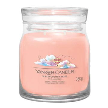 Yankee Candle Svíčka Signature střední, Watercolour Skies, Akvarelová obloha, 368 g