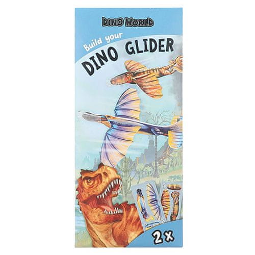 Dino World ASST | Létající házedlo , 2ks v balení, světle modrá