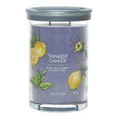 Yankee Candle Svíčka ve skleněném válci , Černý čaj s citrónem, 567 g