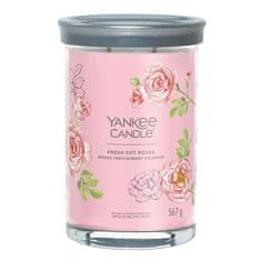 Yankee Candle Svíčka ve skleněném válci , Čerstvě nařezané růže, 567 g