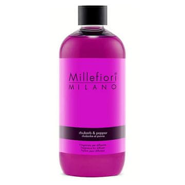 Millefiori Milano Náplň do difuzéru , Rhubarb & Pepper, 500, Rebarbora a pepř, 500 ml