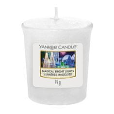 Yankee Candle Svíčka votivní, Magical Bright Lights, Čarovná zářící světýlka, 49 g