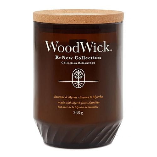 Woodwick Svíčka ReNew velká, Incense & Myrrh, Kadidlo a myrha, 368 g