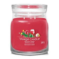 Yankee Candle Svíčka Signature střední, Holiday Cheer, Vánoční veselí, 368 g