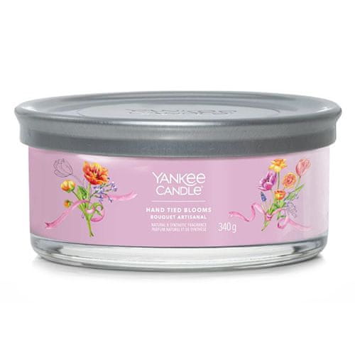 Yankee Candle Svíčka ve skleněném válci , Ručně vázané květiny, 340 g