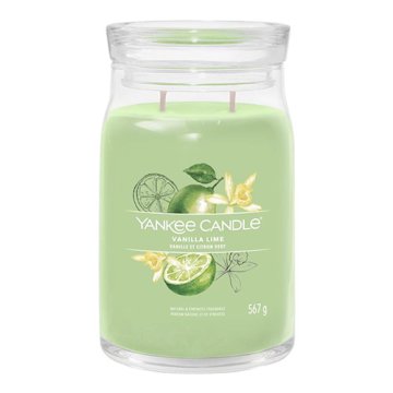 Yankee Candle Svíčka ve skleněné dóze , Vanilka s limetkou, 567 g