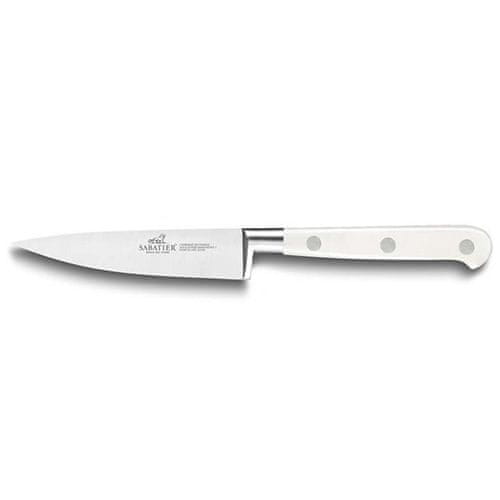 Kuchyňský nůž Lion Sabatier, 800183 Idéal Toque, nůž na odřezky, čepel 10 cm z nerezové oceli, POM rukojeť, plně kovaný, nerez nýty