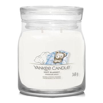 Yankee Candle Svíčka Signature střední, Soft Blanket, Jemná přikrývka, 368 g