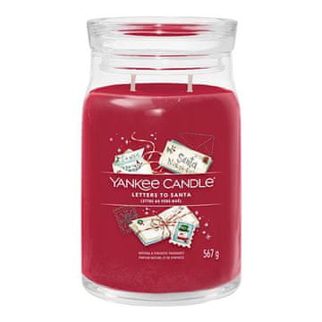 Yankee Candle Svíčka Signature velká, Letters to Santa, Vánoční přání, 567 g