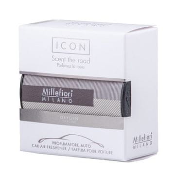 Millefiori Milano Vůně do auta Icon Textil Geometric, Oxygen, Icon, Textil Geometric, Kyslík