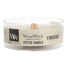 Woodwick Drobna svečka , Ogenj v kaminu, 31 g