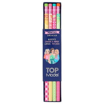 Top Model Sada tužek , 4 ks, tvrdosti: 2x HB, 1x B, 1x 2B