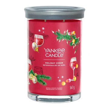 Yankee Candle Svíčka Tumbler velká, Holiday Cheer, Vánoční veselí, 567 g