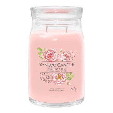 Yankee Candle Svíčka ve skleněné dóze , Čerstvě nařezané růže, 567 g
