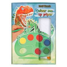 Dino World Omalovánky , S vodovkami a štětcem