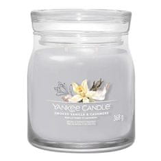 Yankee Candle Svíčka ve skleněné dóze , Kouřová vanilka a kašmír, 368 g