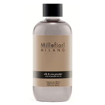 Millefiori Milano Náplň do difuzéru , Silk & Rice Powder, 250, Hedvábí a rýžový prášek, 250 ml