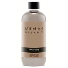 Millefiori Milano Náplň do difuzéru , Hedvábí a rýžový prášek, 500 ml